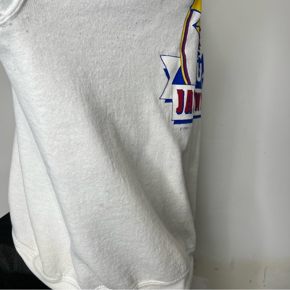Vtg University of Kansas Jayhawks KU Crewneck Pullover Sweatshirt XL - Picture 4 of 12